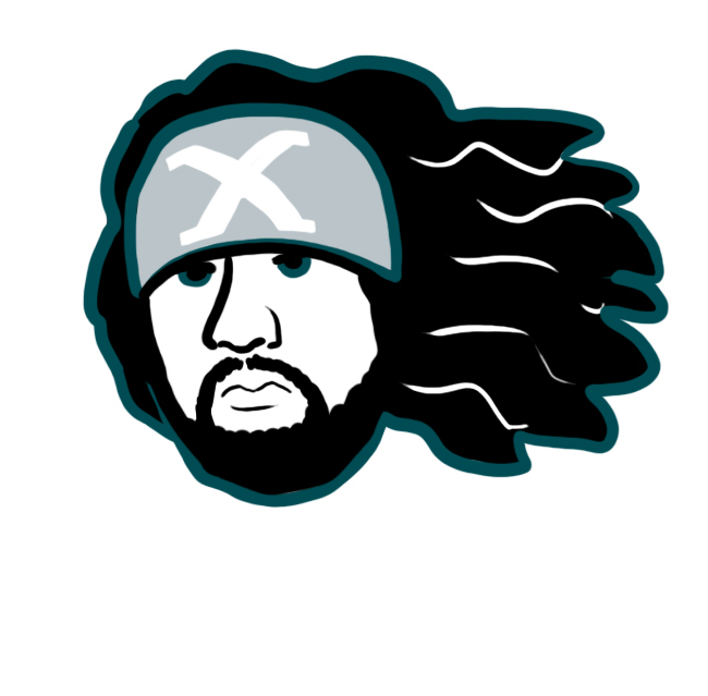 Philadelphia Eagles X-Pac Logo DIY iron on transfer (heat transfer)